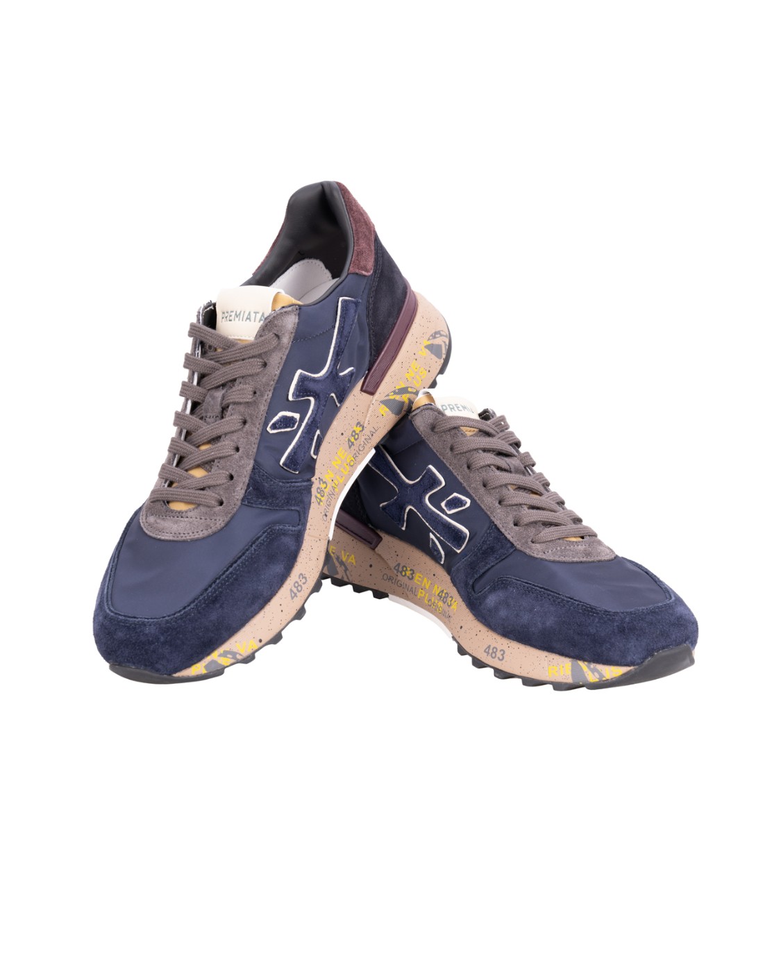 shop PREMIATA Saldi Scarpa: Premiata sneakers "Mick 6868".
Brand Logo.
Suola ergonomica.
Composizione tomaia: 45% Pelle di vitello 55% Poliammide.
Suola: 65% EVA 5% TPU (PLASTIC MATERIAL) 30% RUBBER.
Made in Vietnam.. MICK 6868-B number 7196674